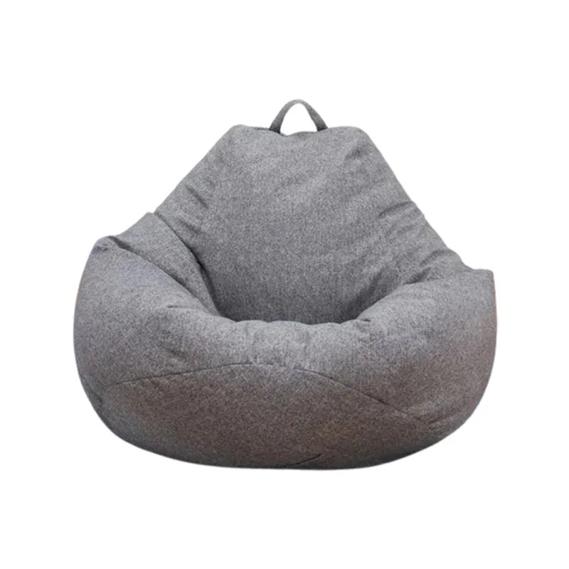 Серый чехол для дивана Bean Bag
